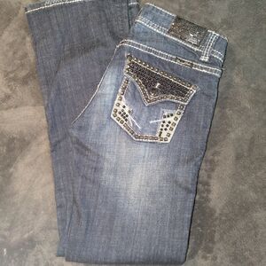 Rock And Roll Cowgirl Studded Jeans
